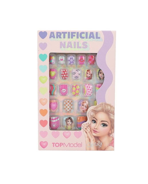 Uñas artificiales planas neón Beauty and Me TOPModel 2