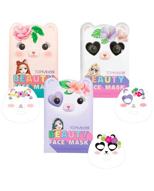 Mascarilla facial animal Beauty and Me TOPModel Surtido-2