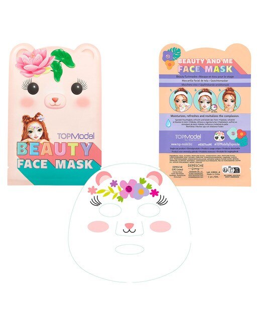 Mascarilla facial animal Beauty and Me TOPModel Surtido-3