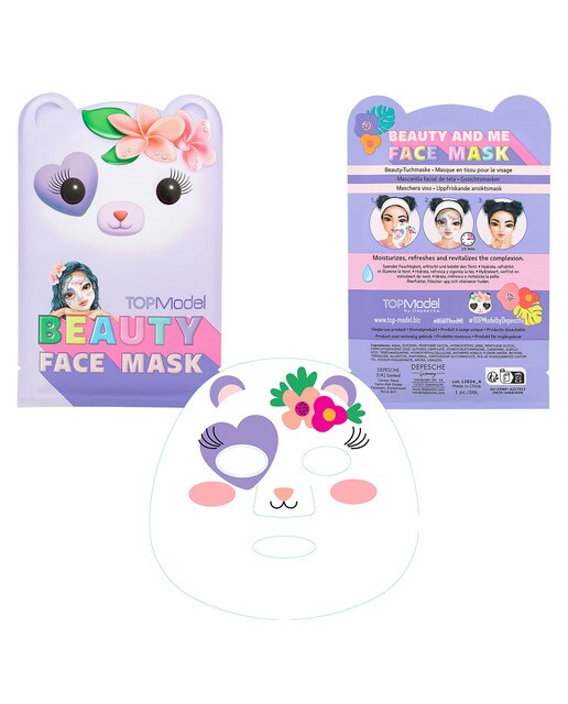 Mascarilla facial animal Beauty and Me TOPModel Surtido-5