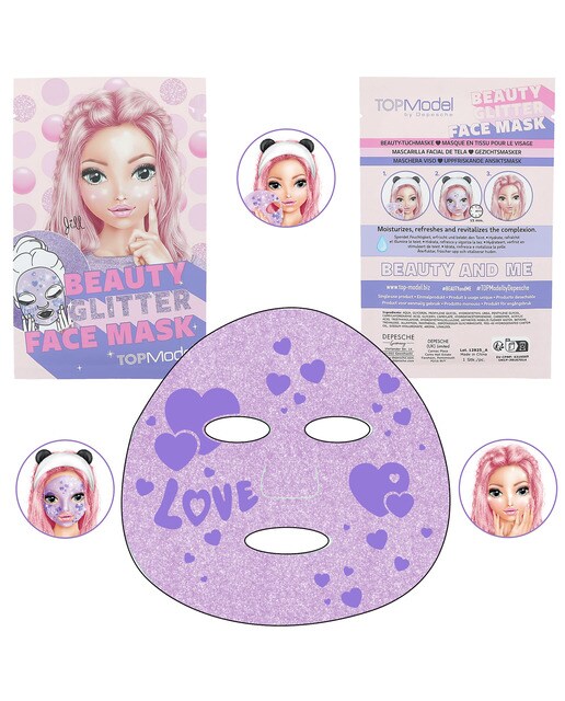 Mascara facial purpurina Beauty and Me TOPModel Sortido-5