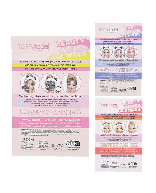 Mascara facial purpurina Beauty and Me TOPModel Sortido-6