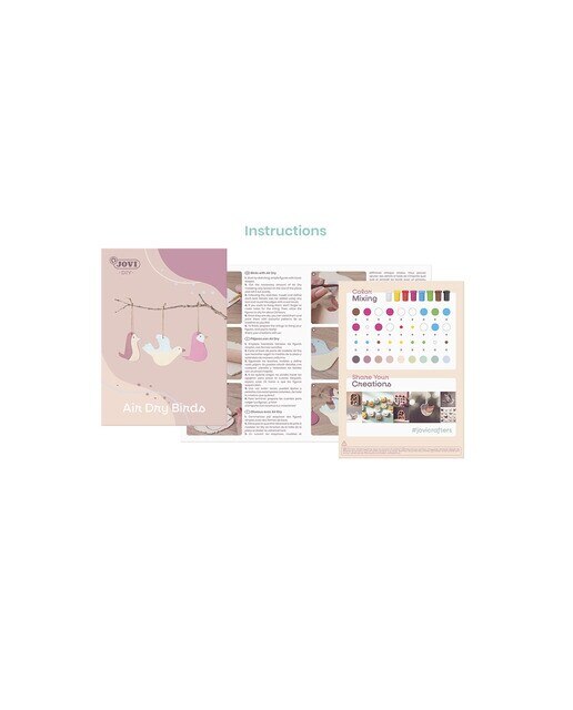 DIe KIT manualidades passaros  Jovi Multicolor Multicolor-5
