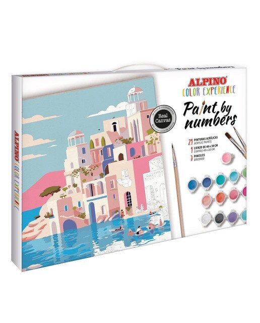Set Pinta por Numeros Grecia Color Experience Alpino