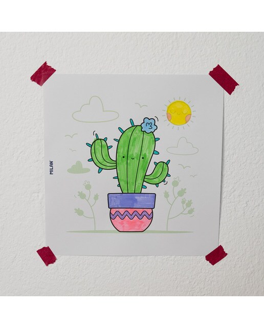 Livro de colorir Green & grow, MILAN Multicolor-4