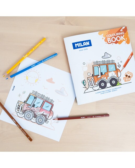 Livro de colorir Lets go trip, MILAN Multicolor-3