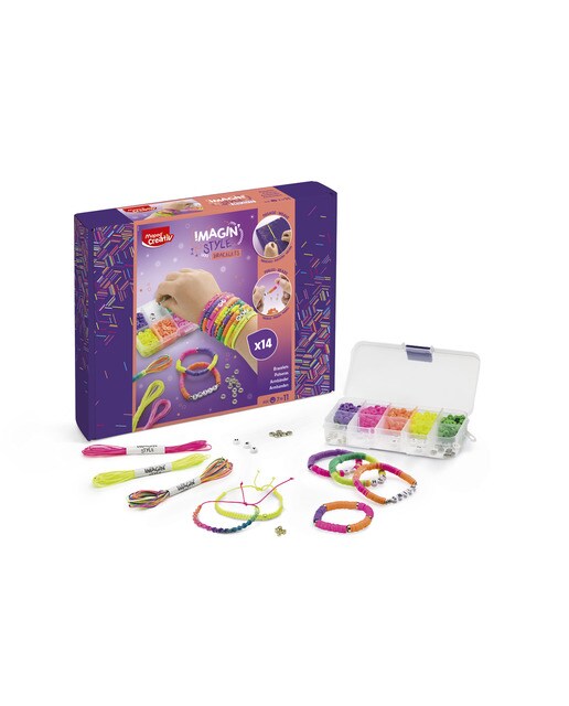 Imagen 2 de Confección pulseras con tejido y perlas Maped