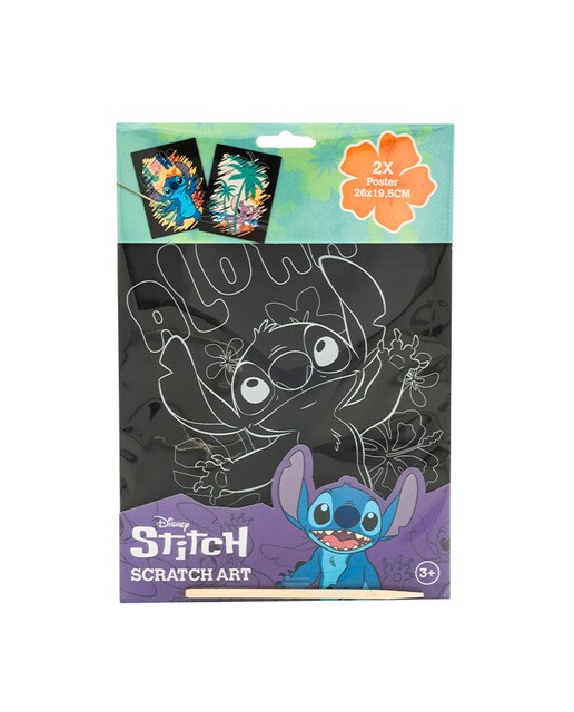 Imagen 0 de Poster Rasca y Descubre Stitch 2 ud Canenco