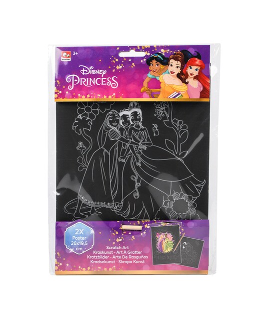 Imagen 0 de Poster Rasca y Descubre Princesas 2 ud Canenco