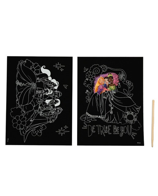 Poster Rasca y Descubre Princesas 2 ud Canenco 2
