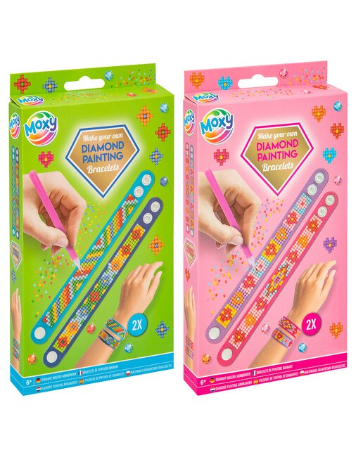 Imagen 0 de Pulseras diamantes 2uds GRAFIX