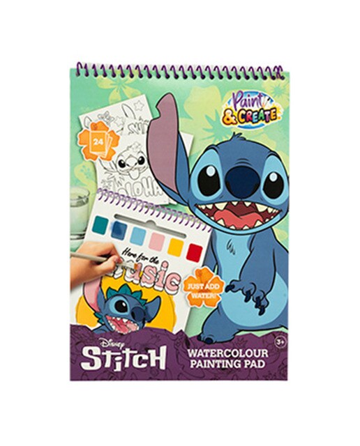 Imagen 0 de Libro de Dibujo Acuarelas Stitch Canenco