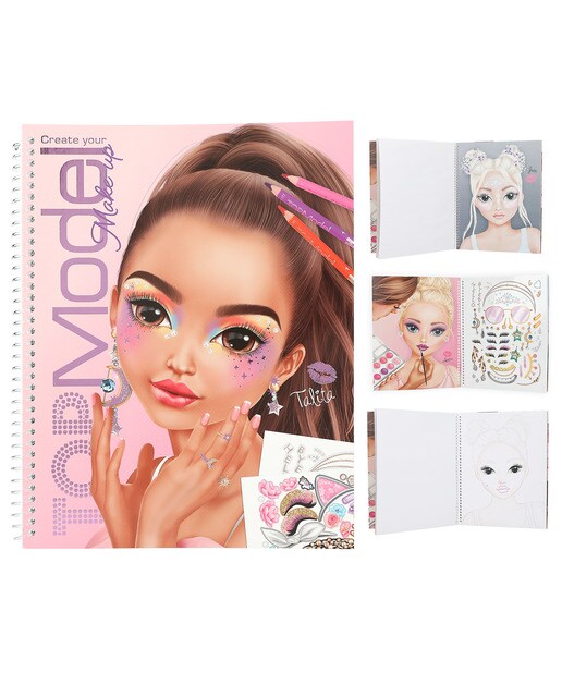 Livro de colorir de maquilhagem TOPModel 1