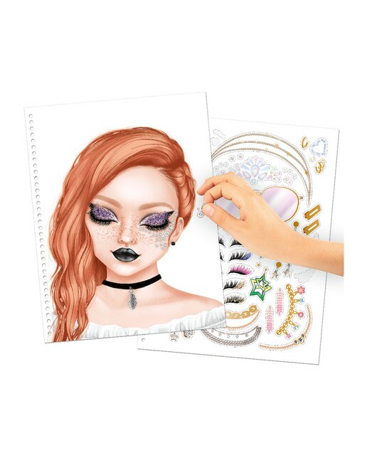 Livro de colorir de maquilhagem TOPModel 4