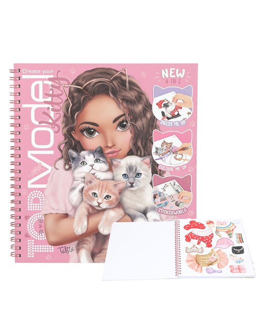Livro para colorir TOPModel Kitty 1