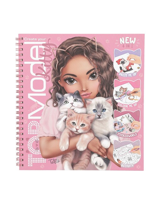 Livro para colorir TOPModel Kitty 2