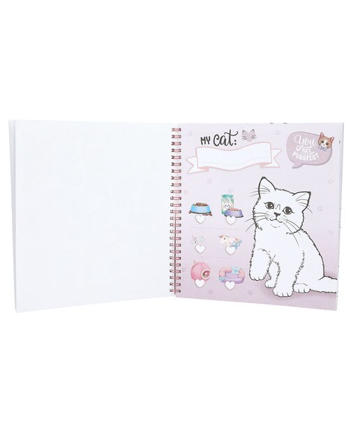 Livro para colorir TOPModel Kitty 6