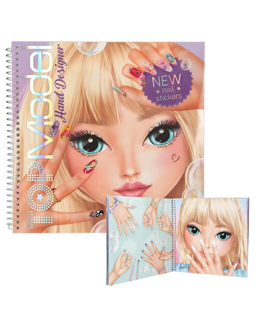 Livro para colorir com desenho à mão TOPModel 1