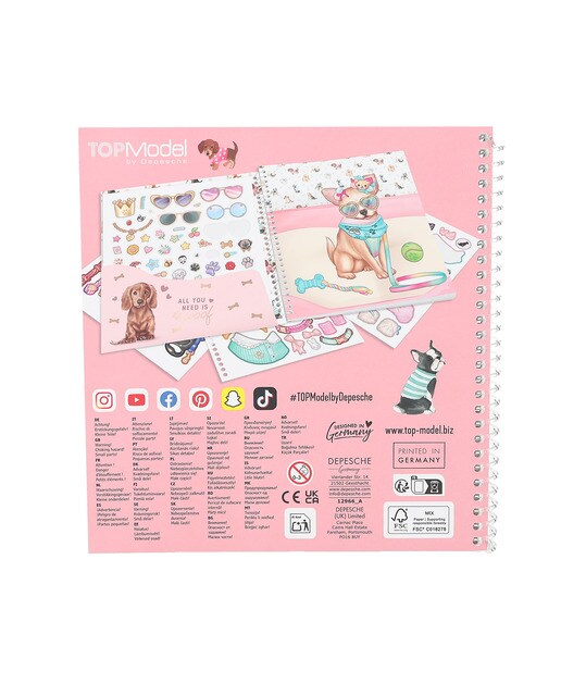 Caderno dress me up Doggy TOPModel 5