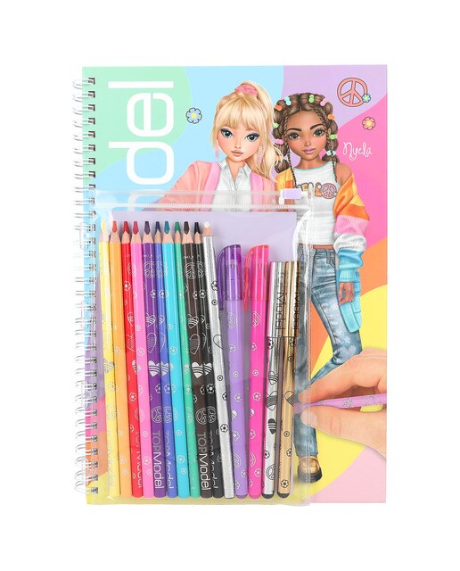 Livro de colorir com cores TOPModel 2