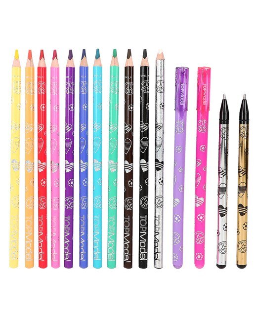 Livro de colorir com cores TOPModel 4