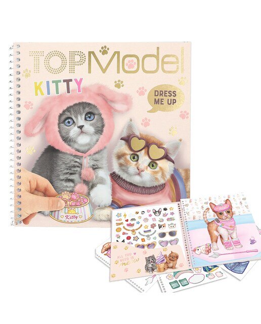 Caderno dress me up Kitty TOPModel 1