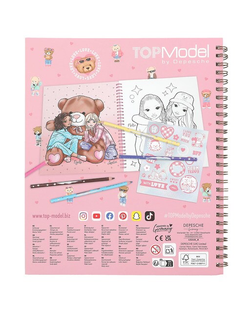 Livro de colorir TOPModel 5