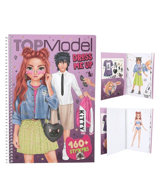 Caderno dress me up  grande TOPModel 1