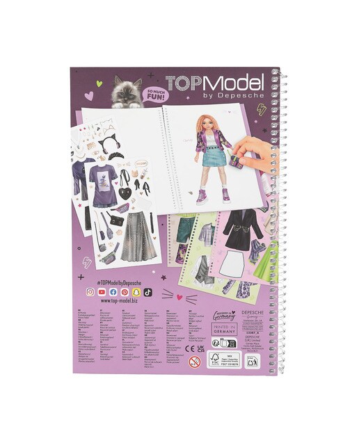 Caderno dress me up  grande TOPModel 6