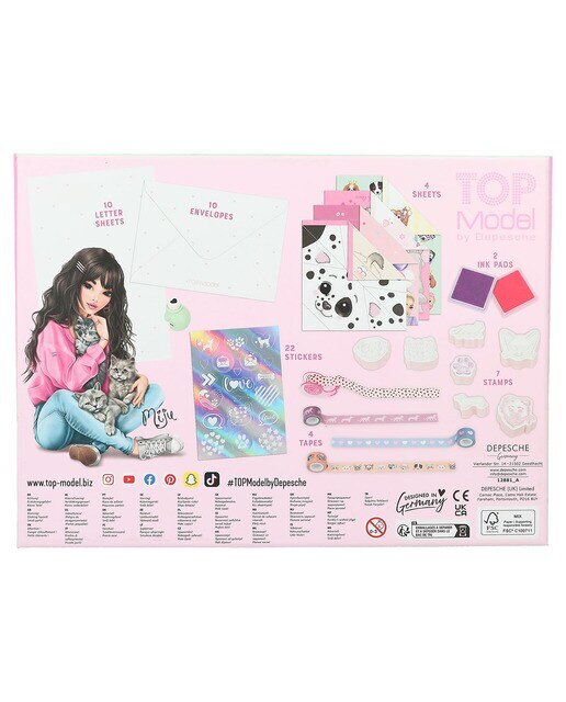 Conjunto de cartões Love TOPModel 7