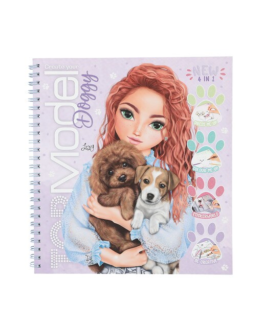 Livro de colorir Doggy TOPModel 2