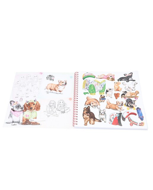 Livro de colorir Doggy TOPModel 3