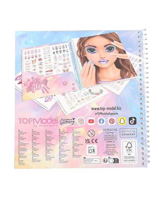 Livro dress me up maquilhagem TOPModel 3