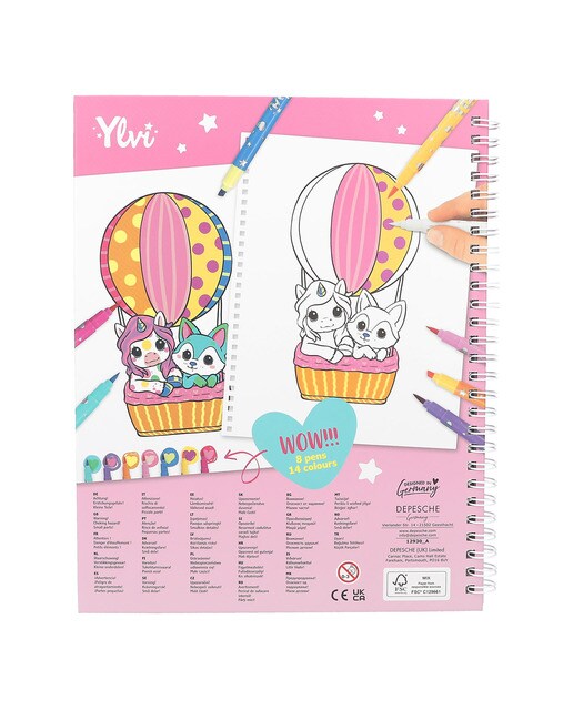 Livro de colorir Ylvi 6