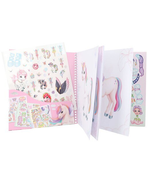 Libro dress me up unicornio Ylvi 3