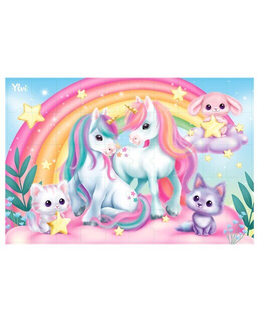 Puzzle 50 peças unicórnio Ylvi 4