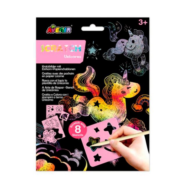 Imagem 0 de Modelo Unicornios Scratch Avenir Multicolor