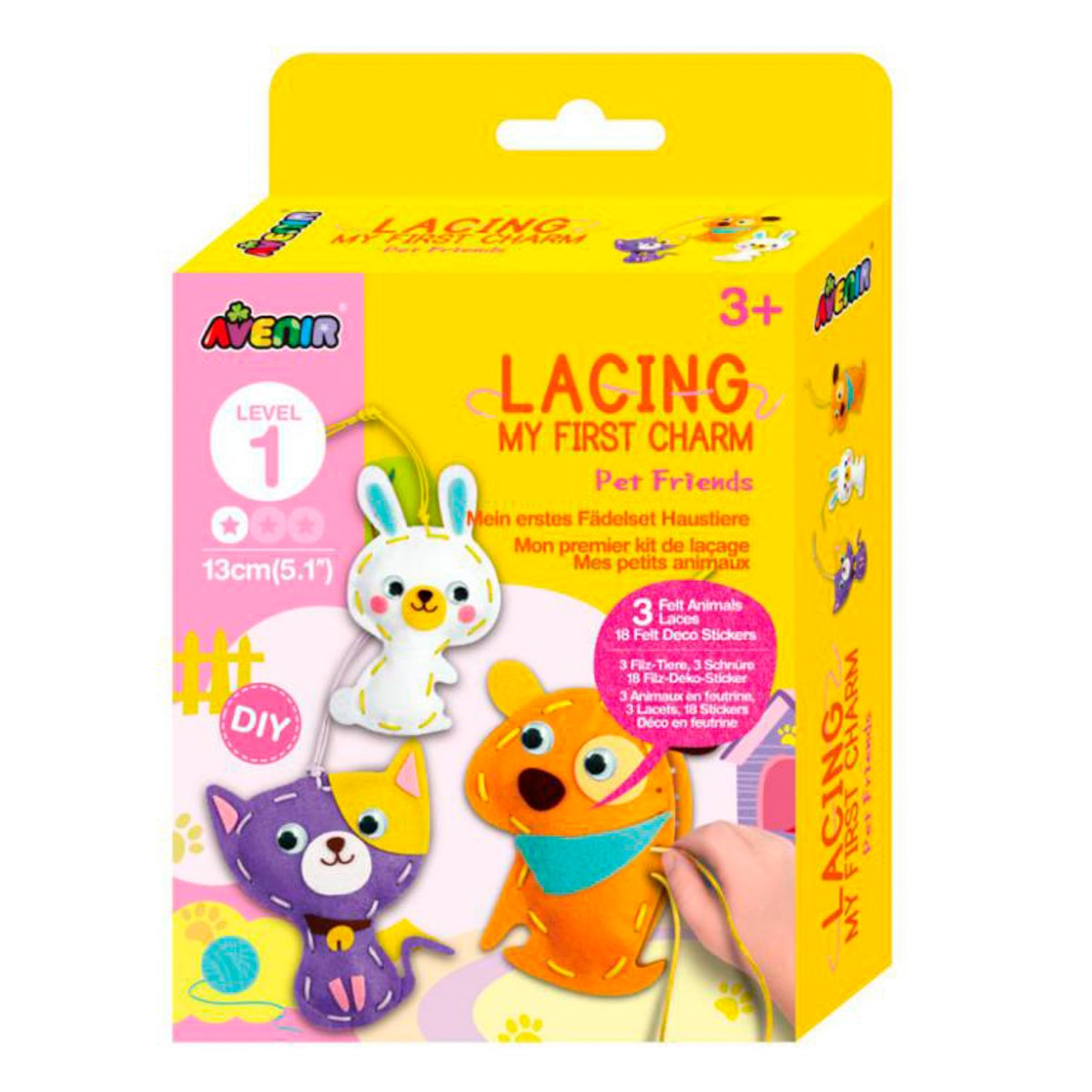 Imagen 0 de Set Costura Mascotas Nivel 1 Avenir Multicolor