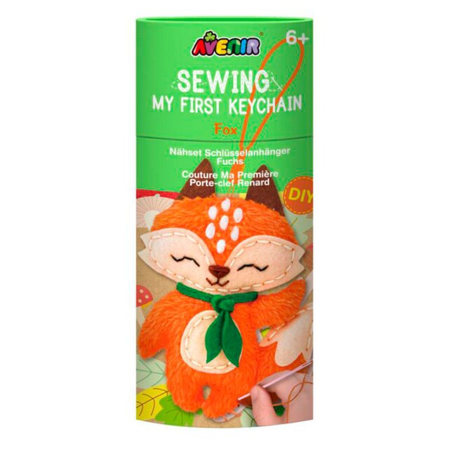 Imagen 0 de Kit Costura Llavero Zorro Avenir Multicolor