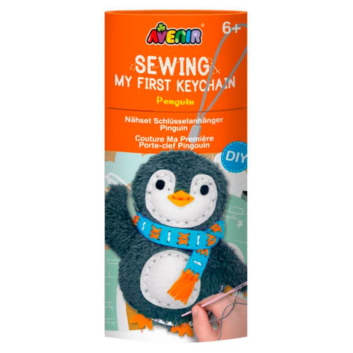Kit Costura Llavero Pingüino Avenir Multicolor Multicolor-1