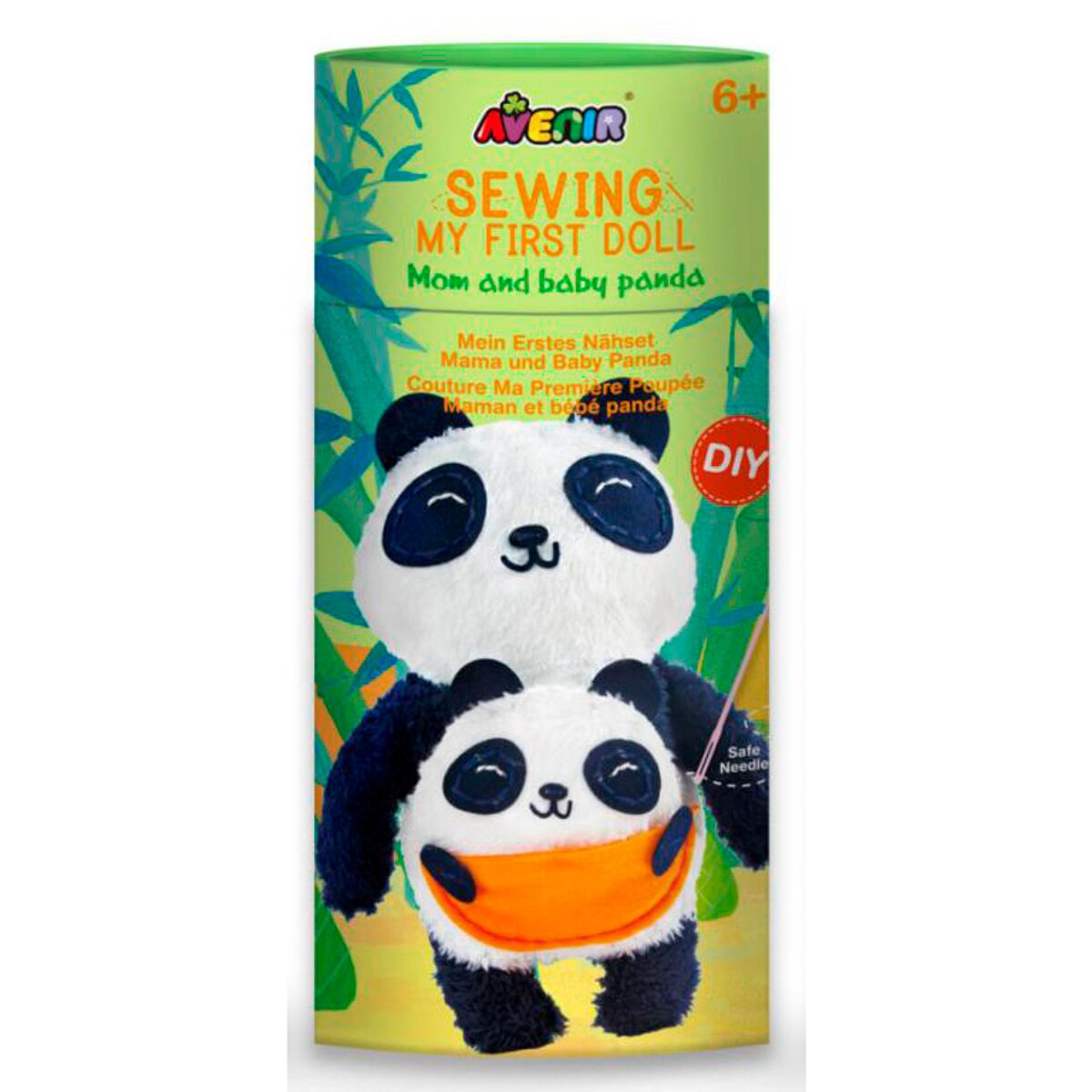 Set Costura Peluche Panda Avenir Multicolor Multicolor-1
