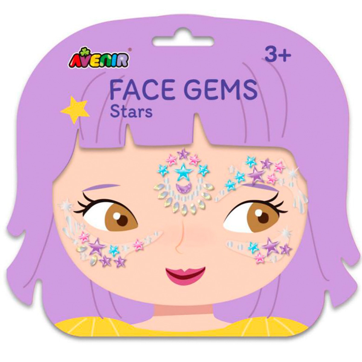 Pegatinas Faciales Estrella Avenir Multicolor Multicolor-1