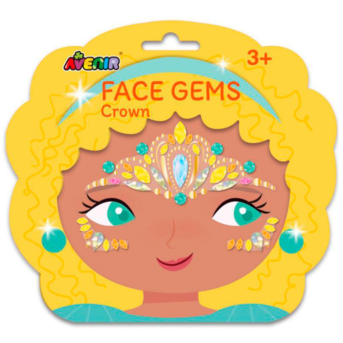 Pegatinas Faciales Corona Avenir Multicolor Multicolor-1