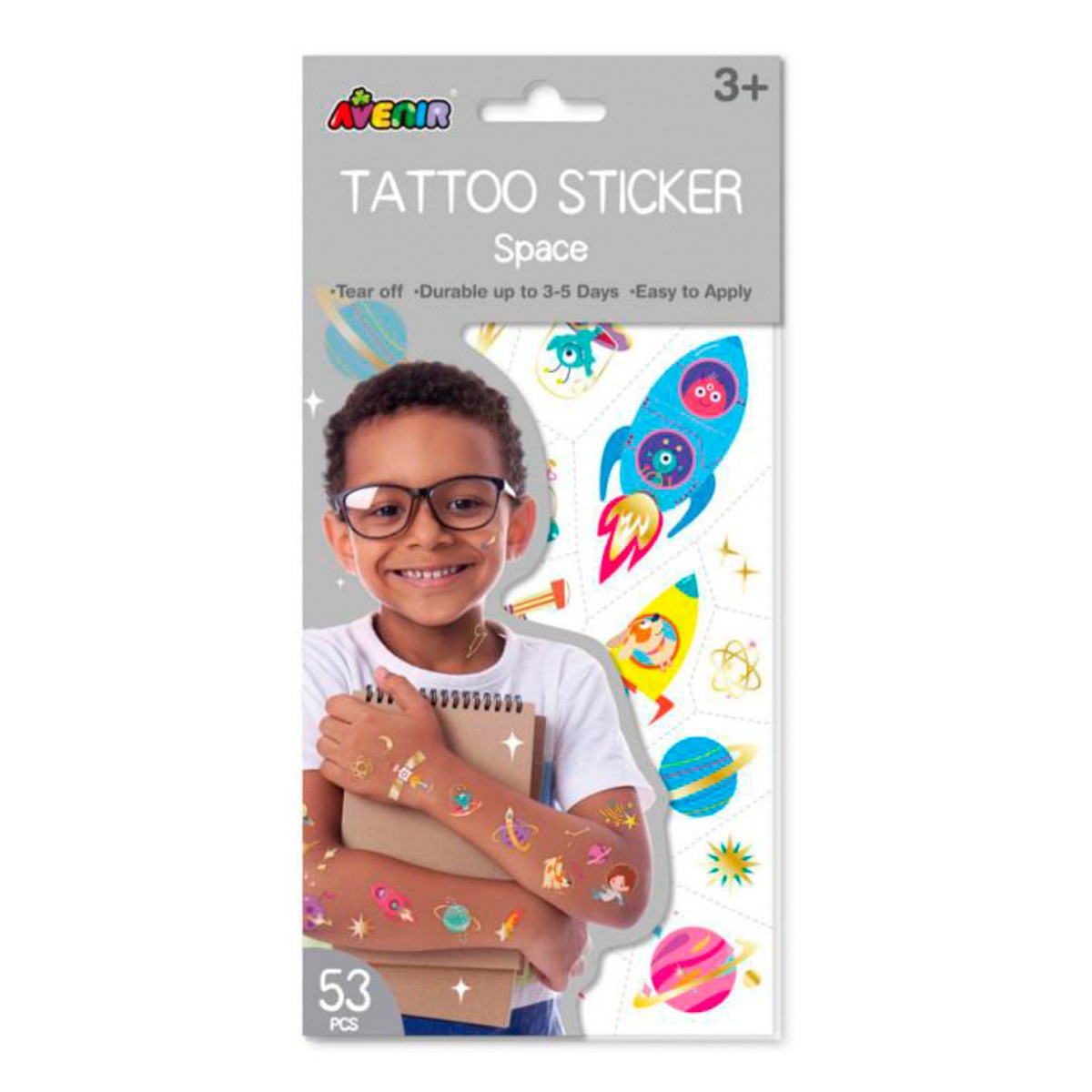 Tatuajes Temporales Espacio Avenir Multicolor Multicolor-1