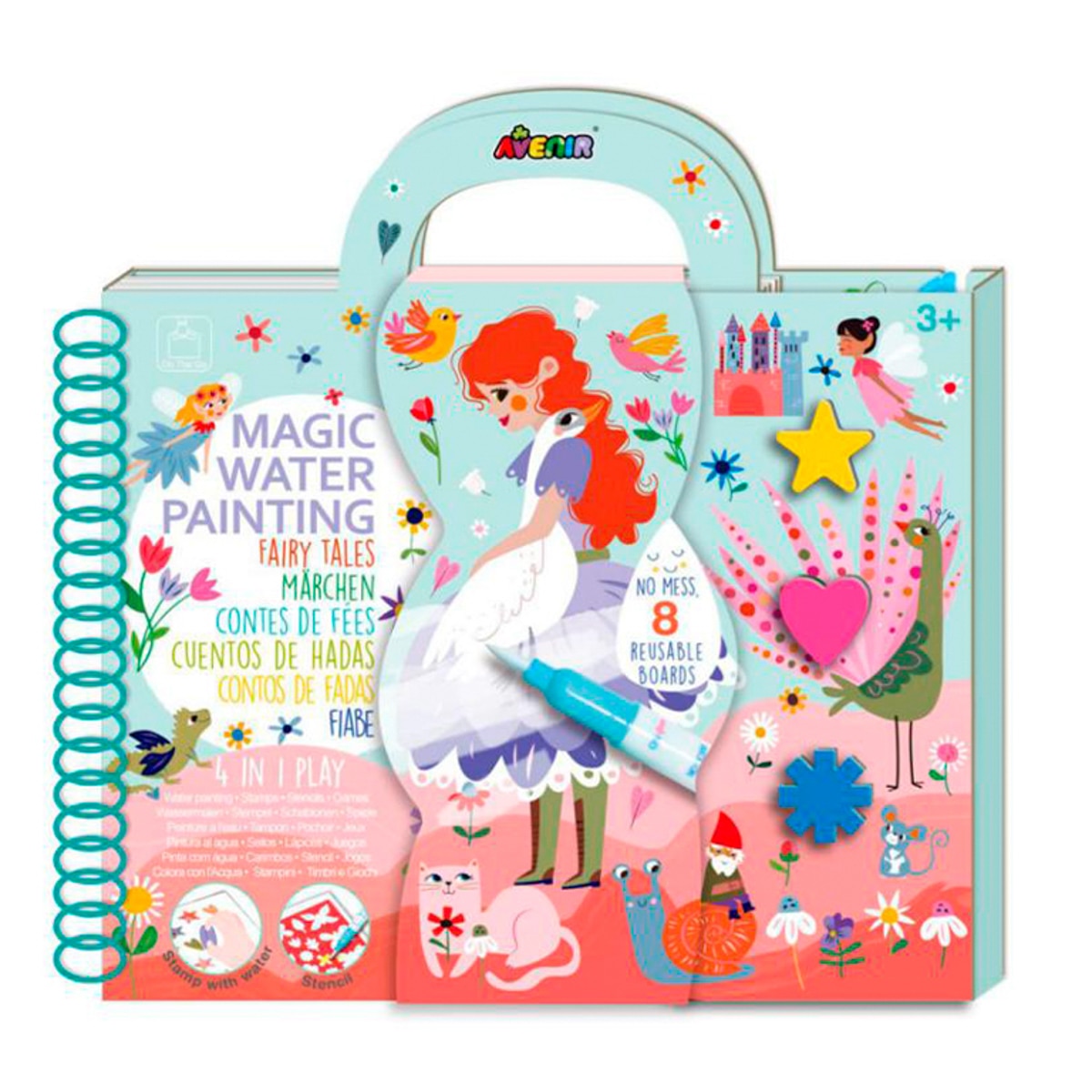 Imagen 0 de Libro Dibujo Pintura Agua Cuentos de Hadas Avenir Multicolor