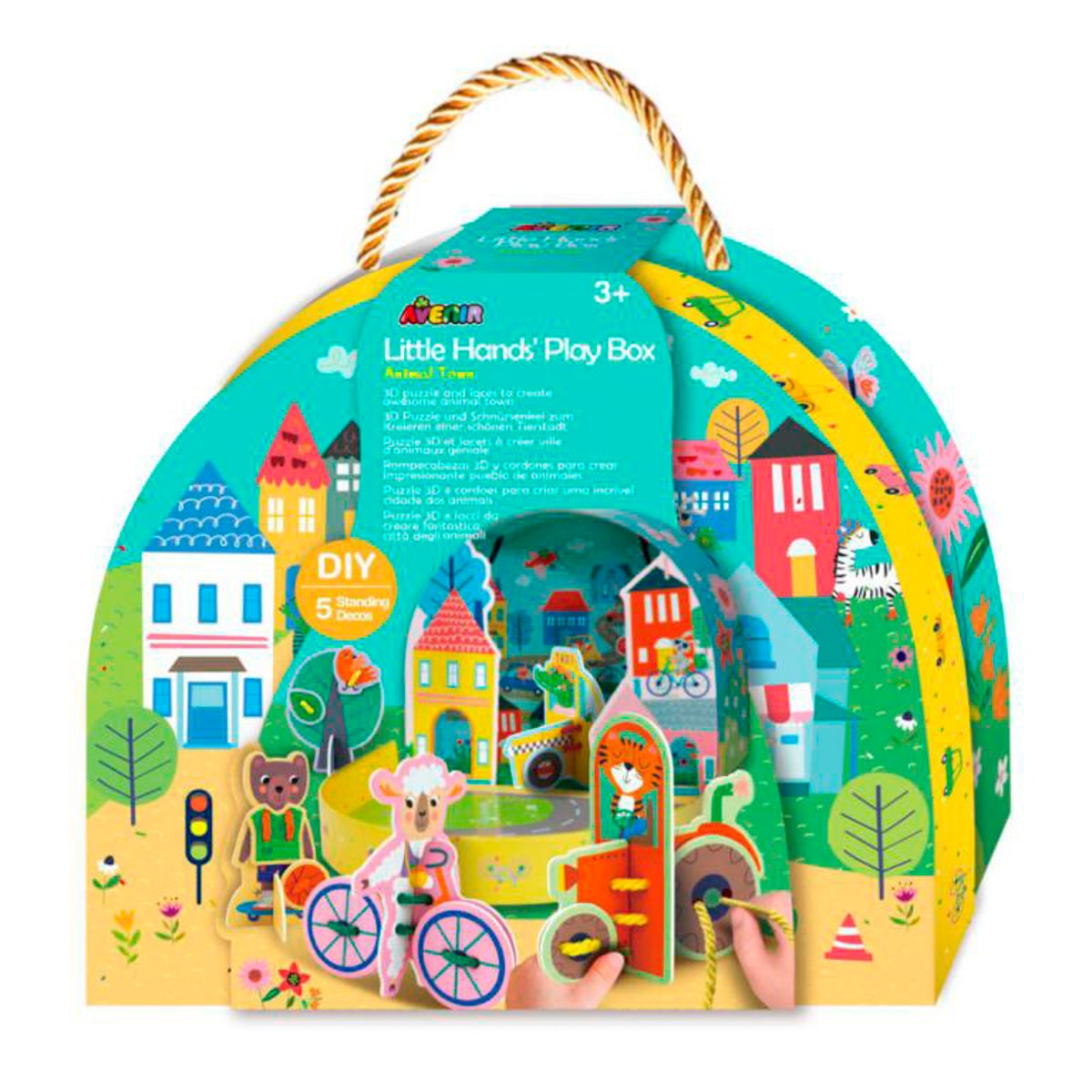 Imagen 0 de Caja de Juegos Pueblo Animal Avenir Multicolor