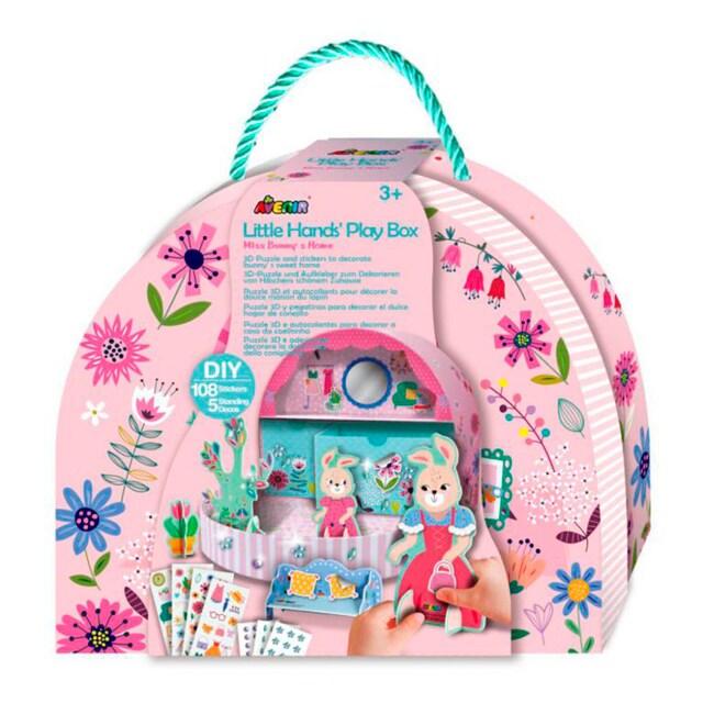 Imagem 0 de Caixa de jogos Avenir Multicolorida "Coelhinho" Casa