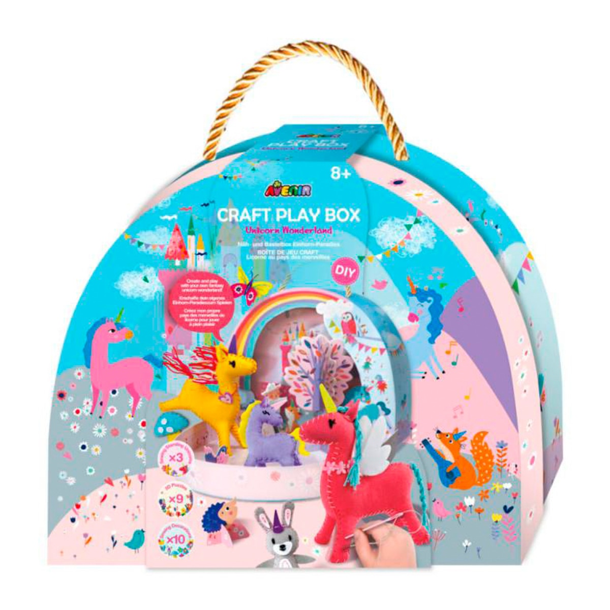 Imagen 0 de Caja de Juegos Mundo Unicornio Avenir Multicolor