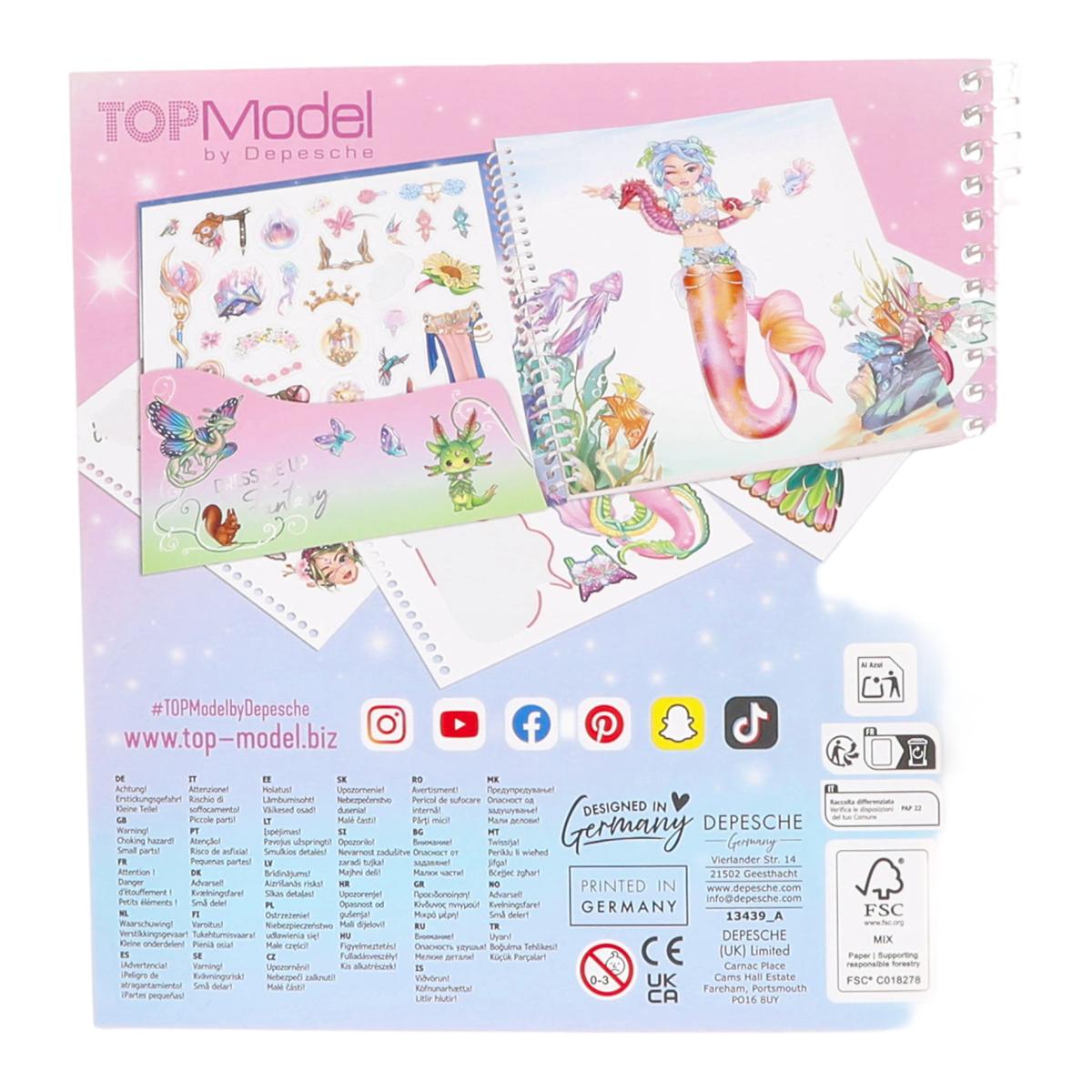 Libro dress me up Fantasy TOPModel 5