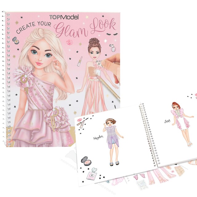 Imagen 0 de Libro dress me up  Glam Look TOPModel